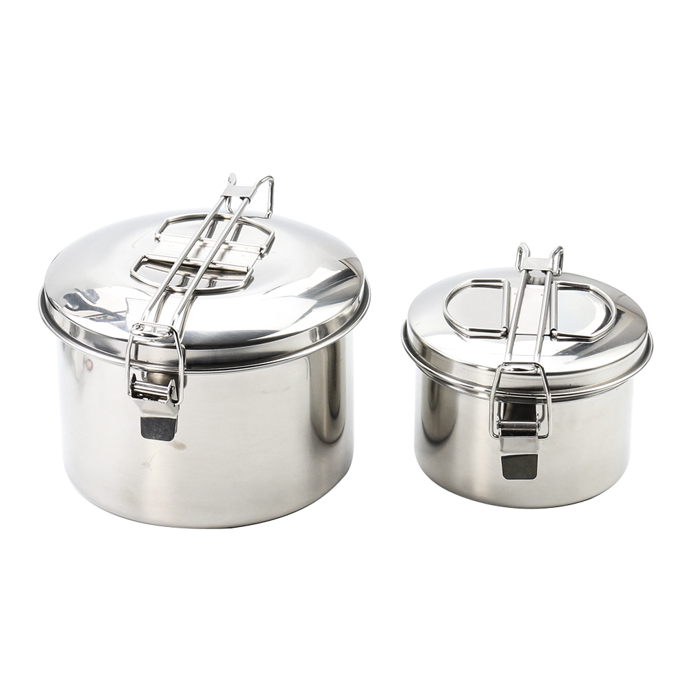Camping Hanging Cooking Pot - Stainless Steel Camping Hanging Pot with