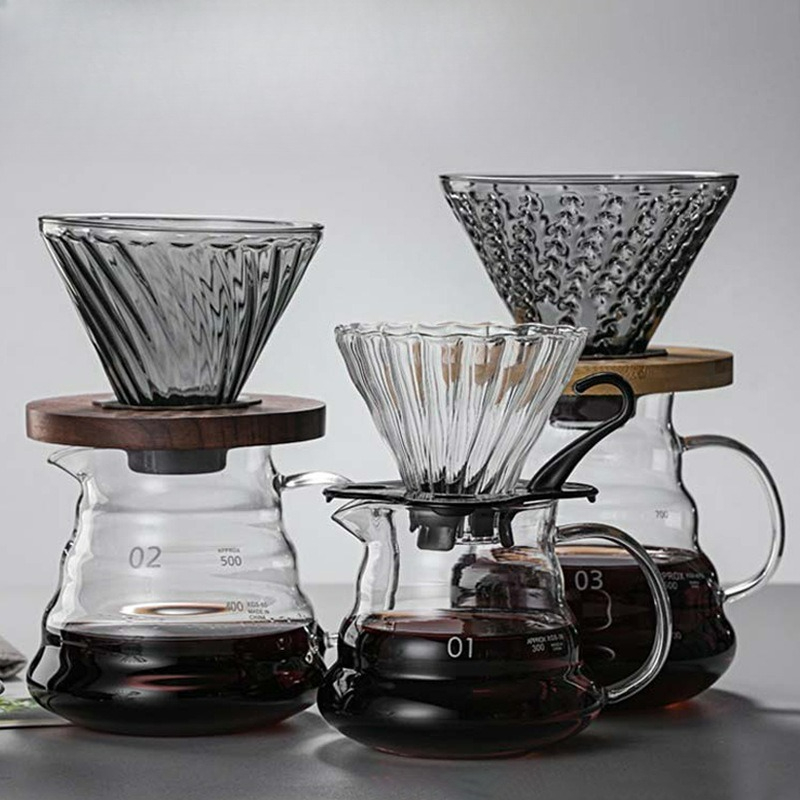 Camping Cooking Sets - Pour Over Coffee Maker Set High-Heat
