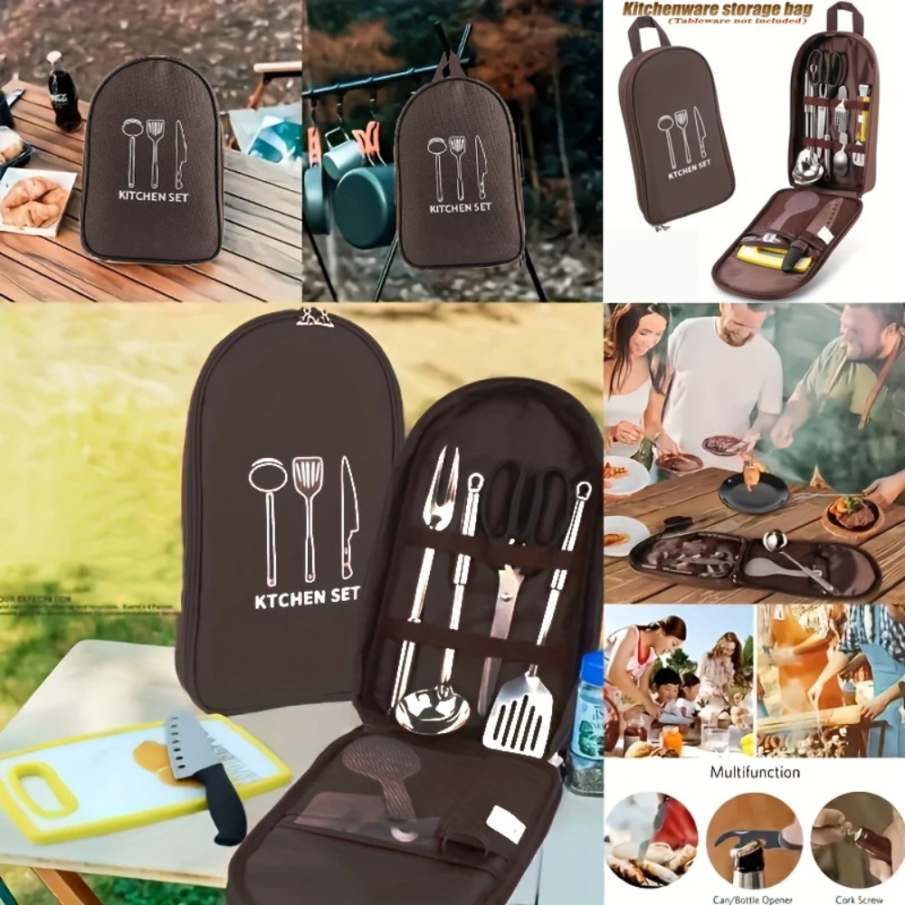 Portable Outdoor Cook Bag Camp - Camping Cooking Equipment Bag ulasan dan harga