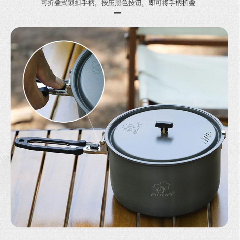 Camping Cooking Pot Bulin BL20 - Camping Cooking Set Stainless Steel ulasan dan harga