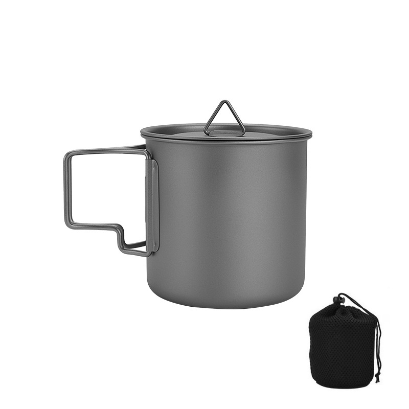 Titanium Camping Mug with Fold - Camping Cooking Gadgets ulasan dan harga