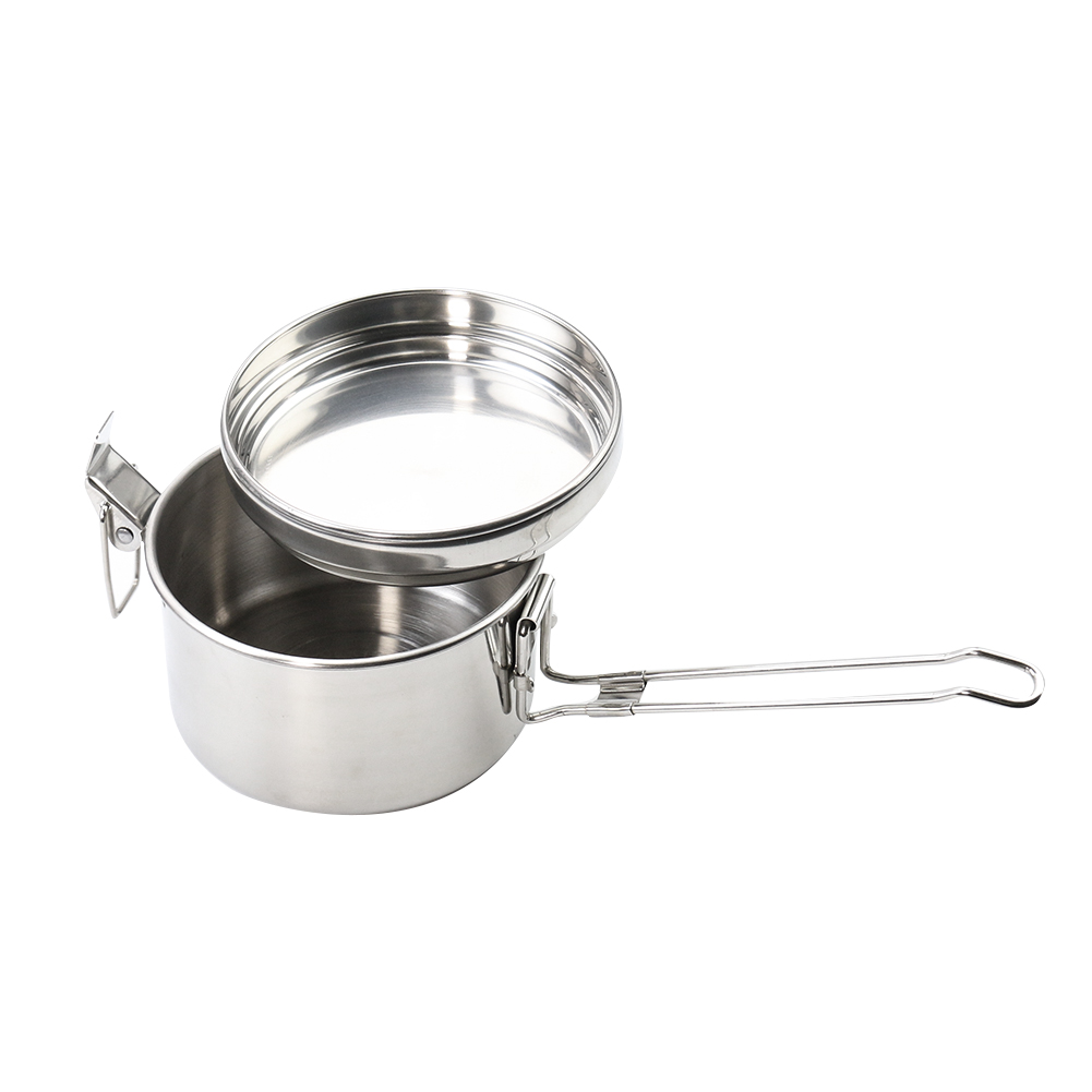 Stainless Steel Camping Hangin - Camping Hanging Cooking Pot ulasan dan harga