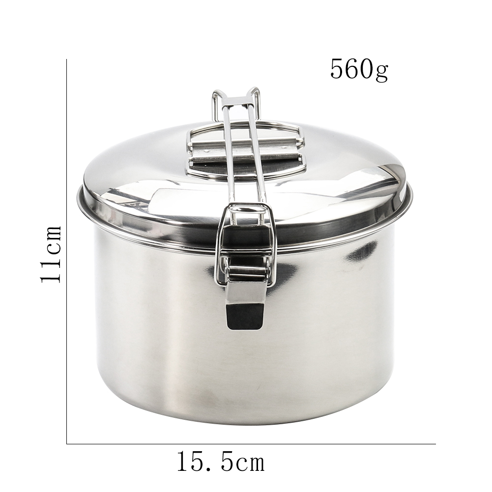 Stainless Steel Camping Hangin - Camping Hanging Cooking Pot ulasan dan harga