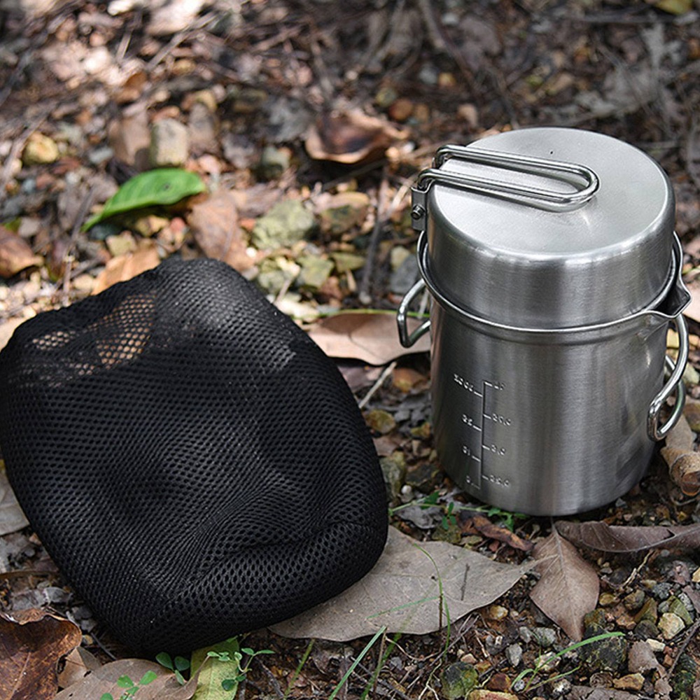 Durable Stainless Steel Campin - Camping Cooking Set Stainless Steel ulasan dan harga