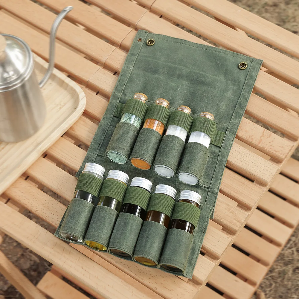 Outdoor Seasoning Bottle Set P - Camping Cooking Equipment Bag ulasan dan harga