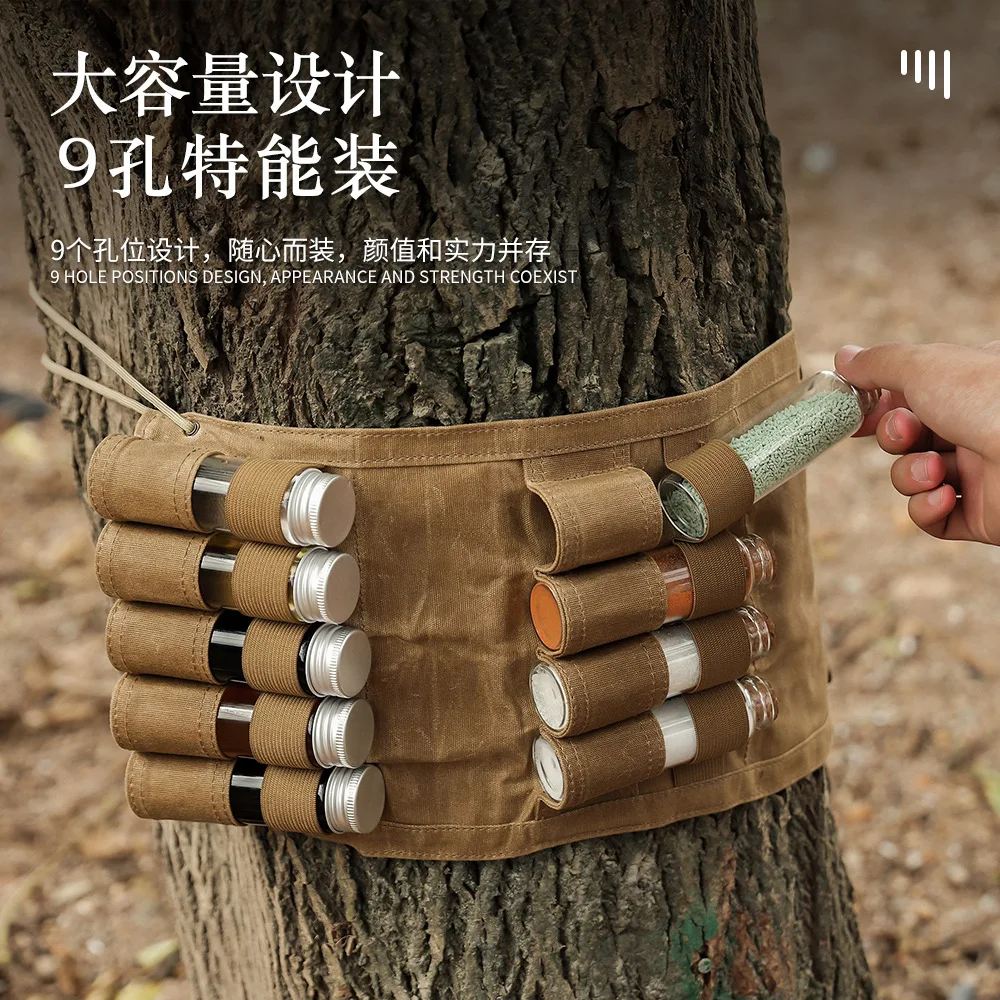 Outdoor Seasoning Bottle Set P - Camping Cooking Equipment Bag ulasan dan harga