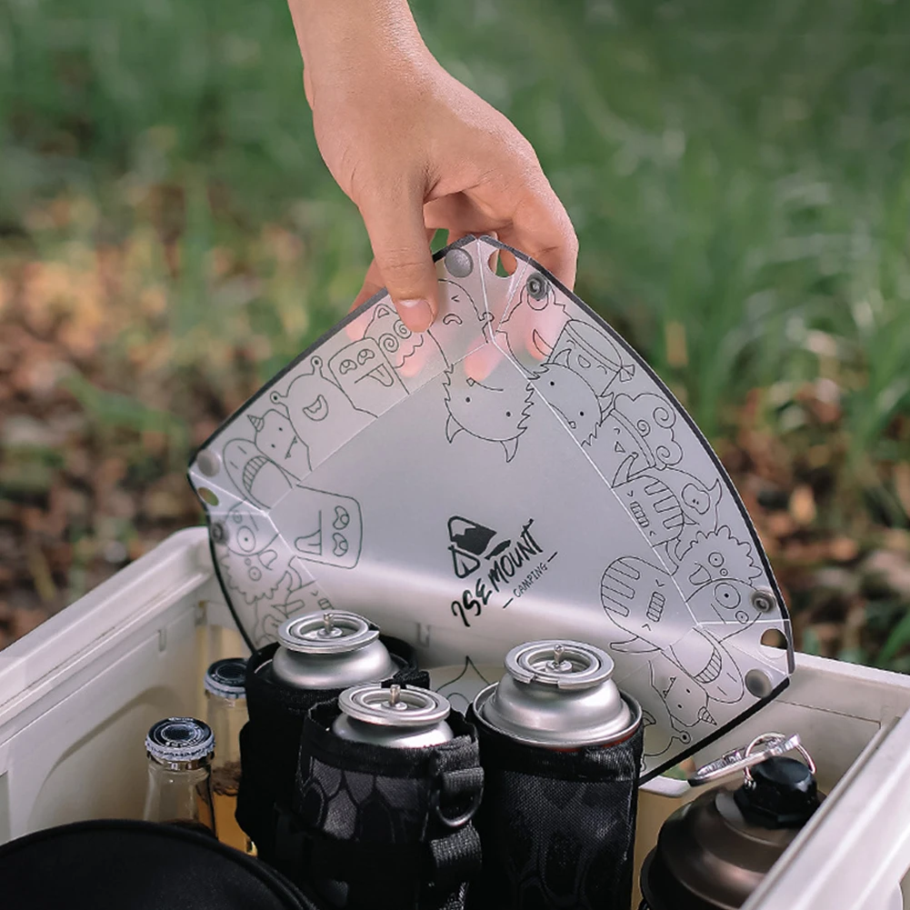 PP Foldable Dinnerware Portabl - Camping Cooking Tray ulasan dan harga