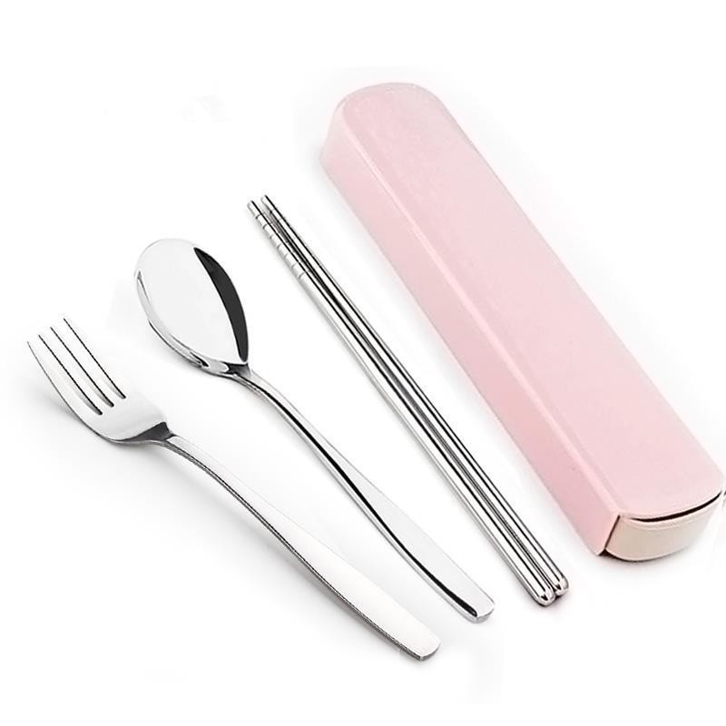 4Pcs/Set Stainless Steel Chops - Camping Cooking Cutlery Set ulasan dan harga