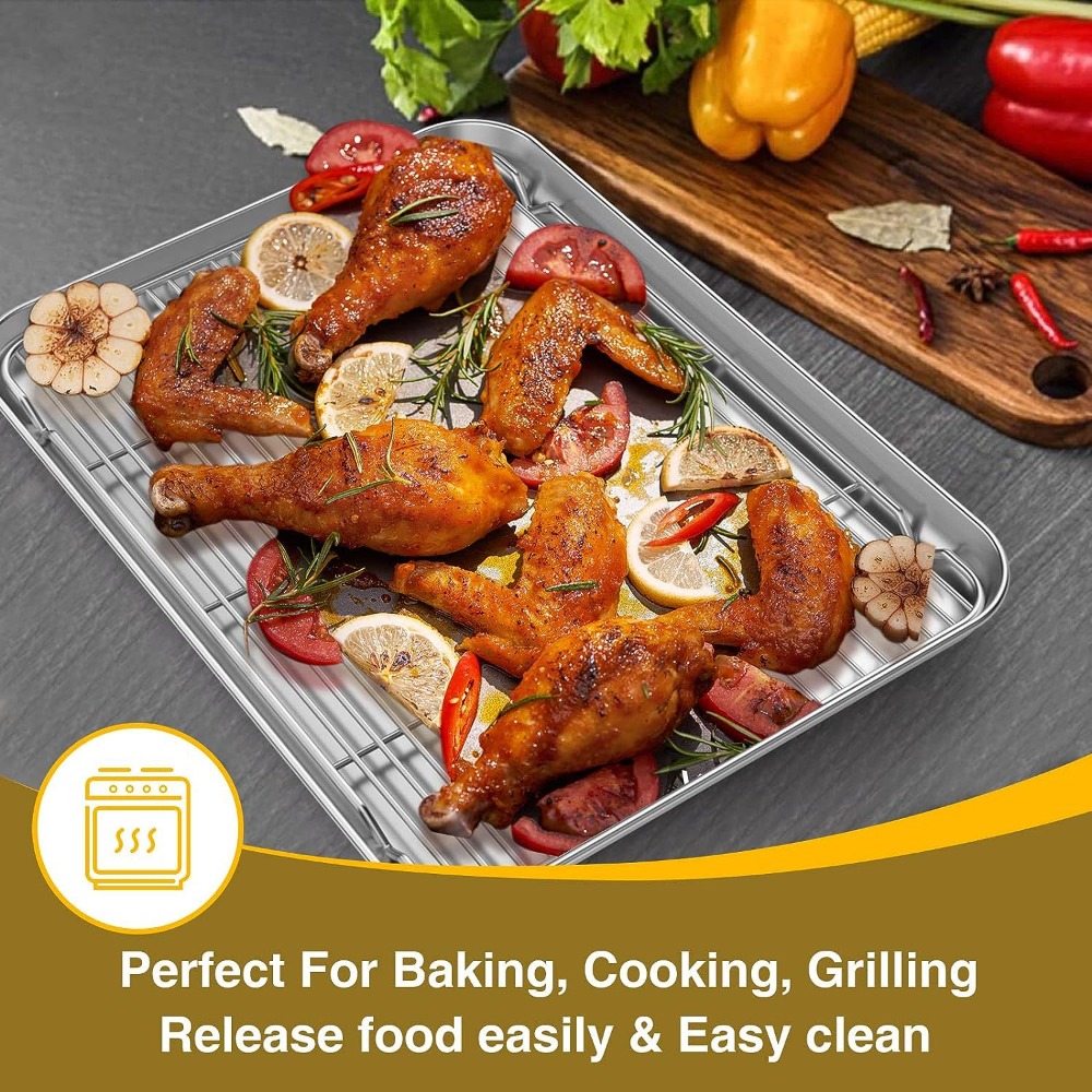 Multifunction Baking Pan With  - Camping Cooking Tray ulasan dan harga