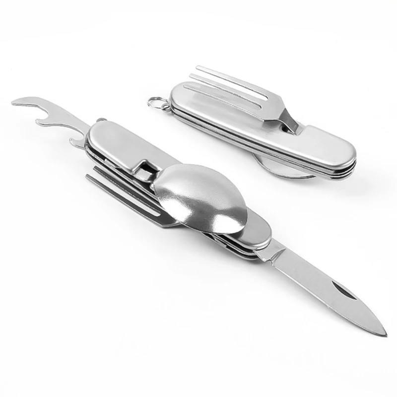 Camping Tableware Set Stainles - Camping Cooking Cutlery Set ulasan dan harga