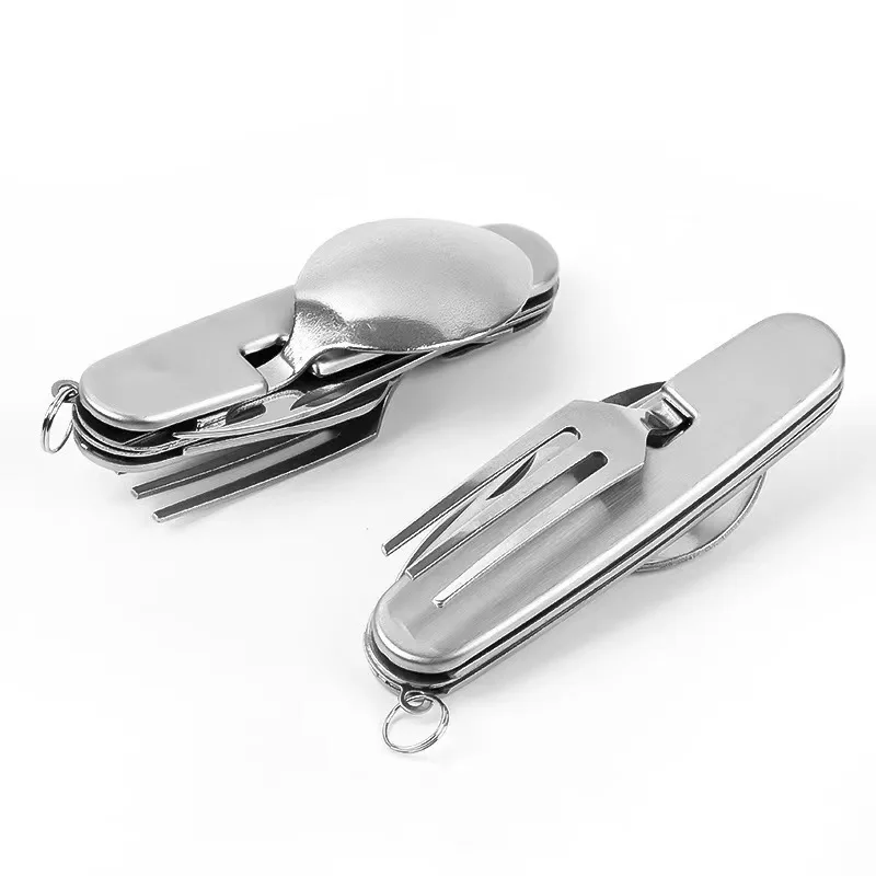 Camping Tableware Set Stainles - Camping Cooking Cutlery Set ulasan dan harga