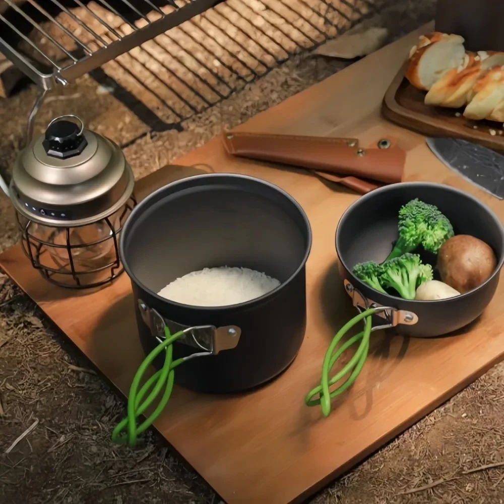 Portable Cookware Camping Cook - Camping Cooking Equipment Bag ulasan dan harga