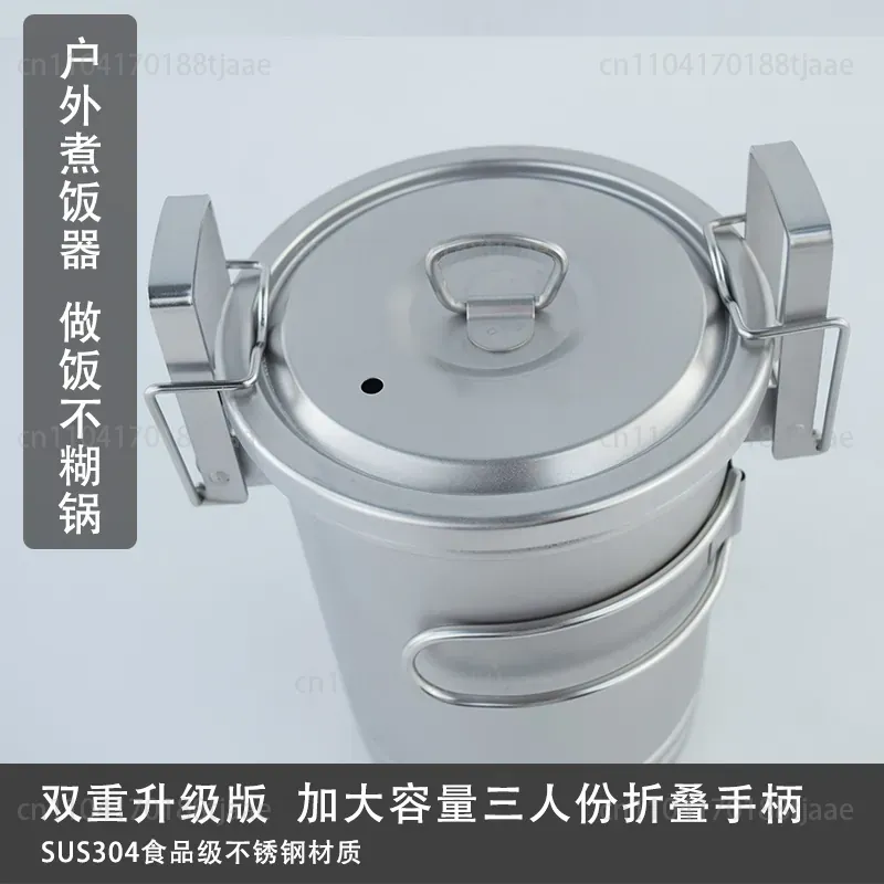 Upgraded Camping Rice Cooking  - Camping Hanging Cooking Pot ulasan dan harga
