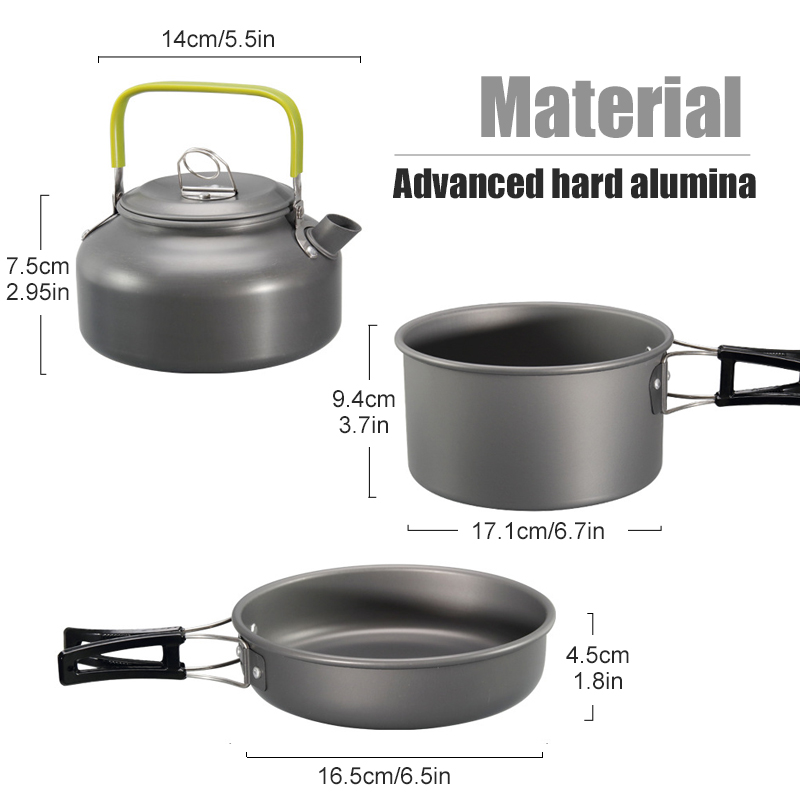 WESTTUNE Camping Cookware Kit  - Camping Cooking Gadgets ulasan dan harga
