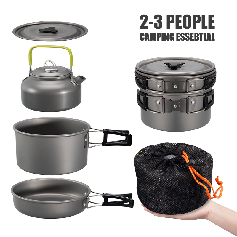 WESTTUNE Camping Cookware Kit  - Camping Cooking Gadgets ulasan dan harga