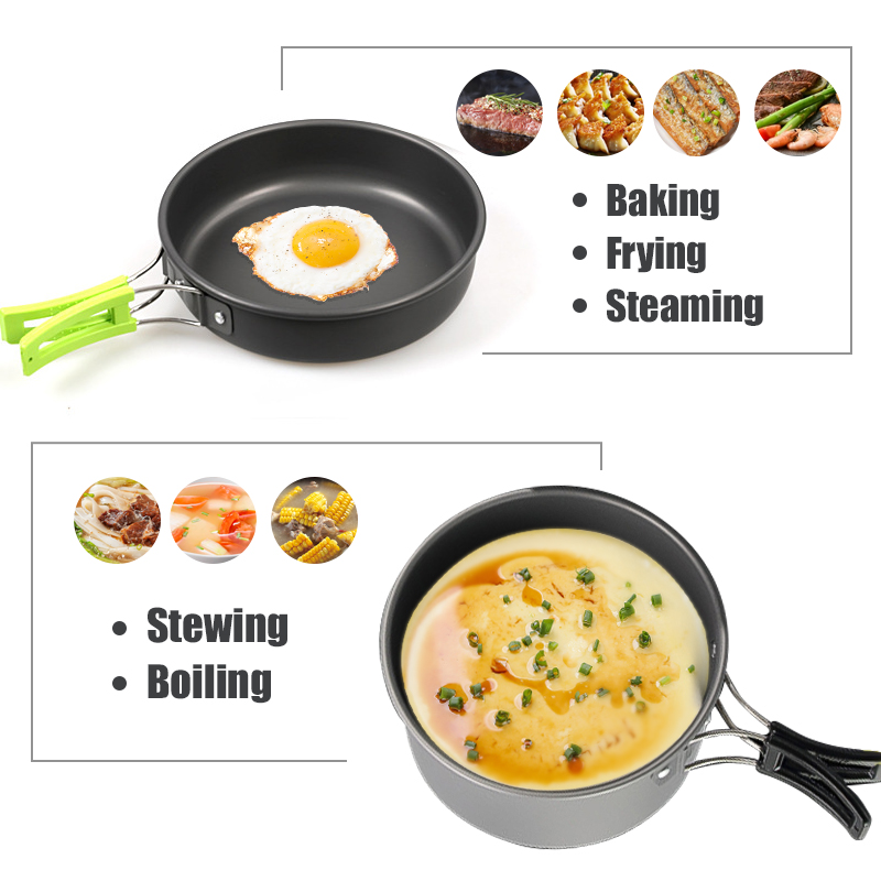 WESTTUNE Camping Cookware Kit  - Camping Cooking Gadgets ulasan dan harga