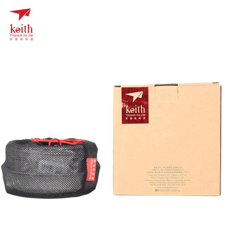 Keith 3PCS Titanium Cookware P - Camping Cooking Set Stainless Steel ulasan dan harga