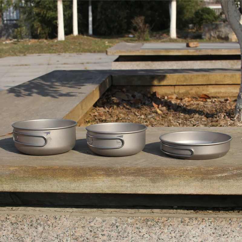 Keith 3PCS Titanium Cookware P - Camping Cooking Set Stainless Steel ulasan dan harga