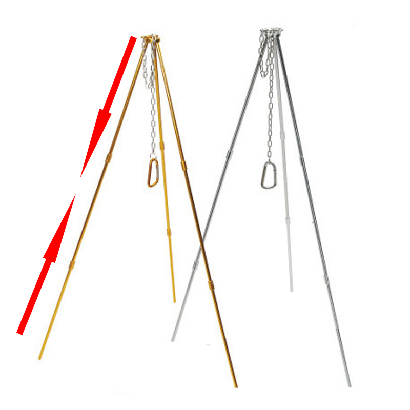 Outdoor Camping Tripod, Durabl - Camping Hanging Cooking Pot ulasan dan harga