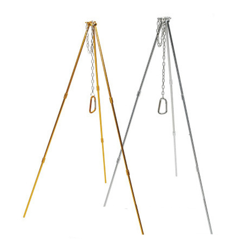Outdoor Camping Tripod, Durabl - Camping Hanging Cooking Pot ulasan dan harga