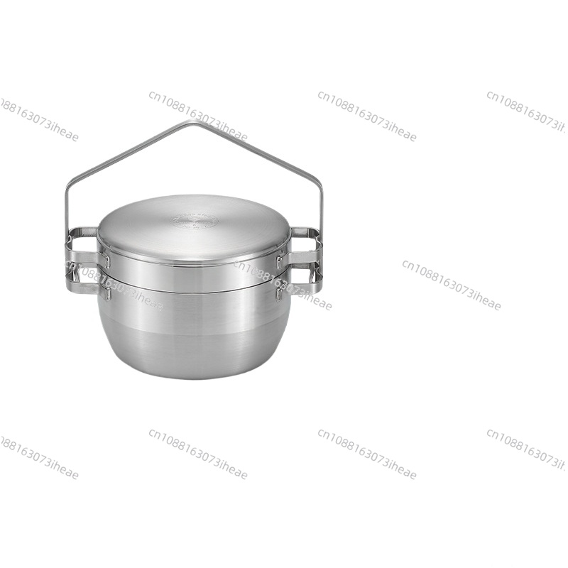 DO-25 thickened stainless stee - Camping Hanging Cooking Pot ulasan dan harga