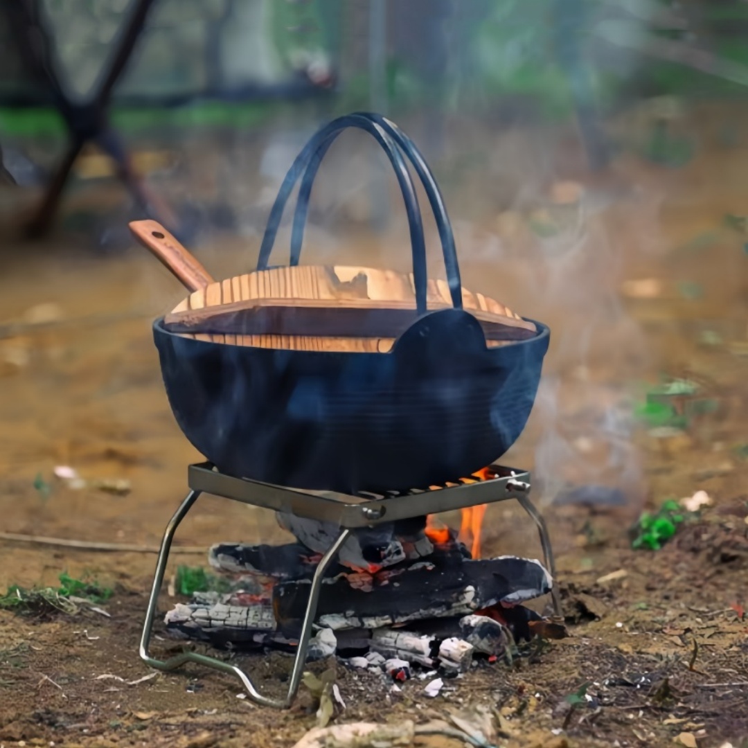Stainless Steel Foldable Campi - Camping Cooking Equipment Bag ulasan dan harga