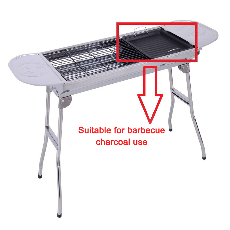 Outdoors Thick Square Grill Pa - Camping Cooking Tray ulasan dan harga