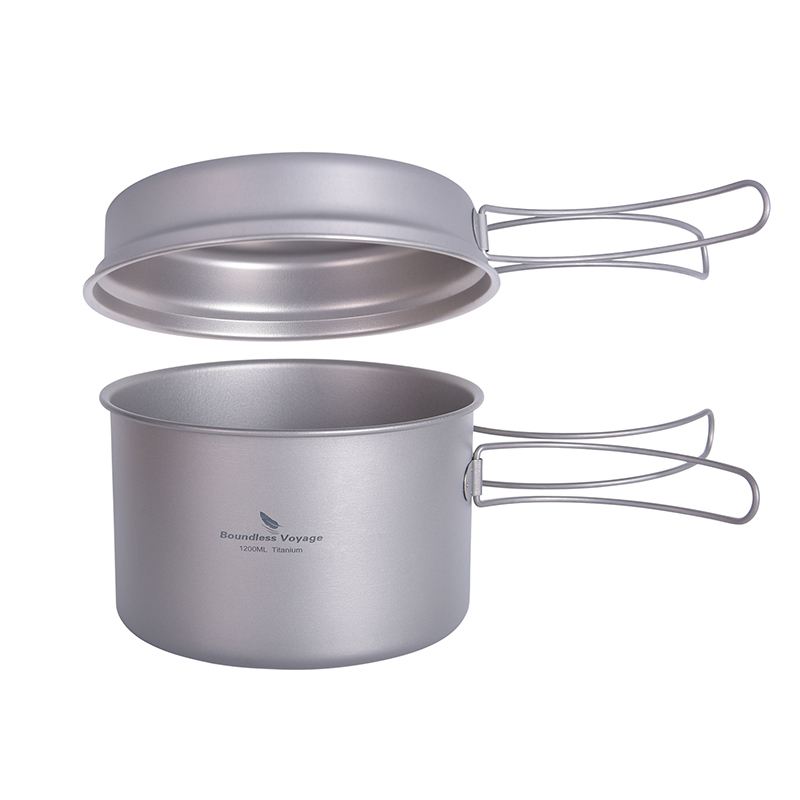 Boundless Voyage Titanium Pot  - Camping Cooking Set With Kettle ulasan dan harga