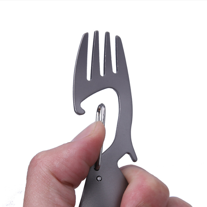 Multi-functional Titanium Allo - Camping Cooking Cutlery Set ulasan dan harga