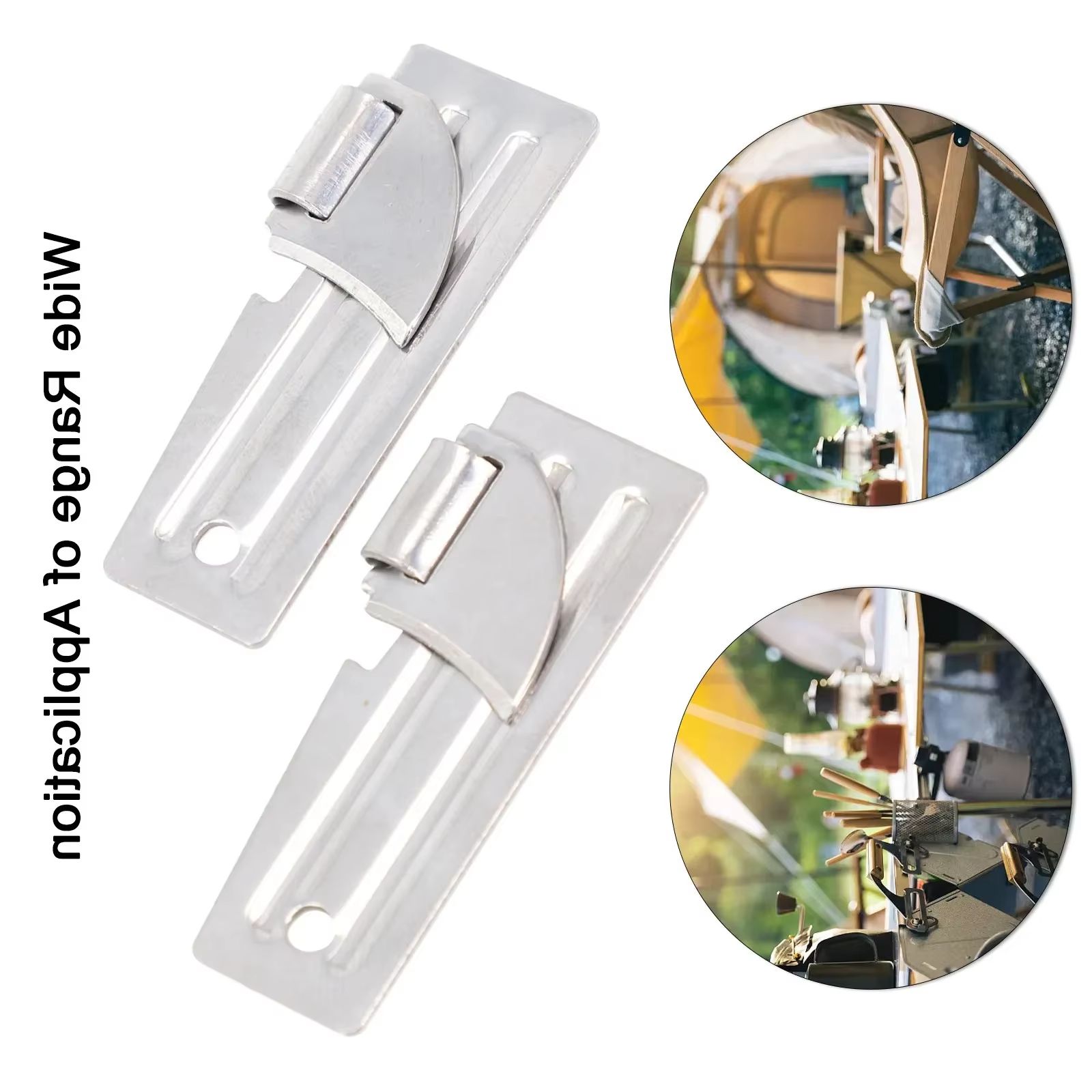 2pcs Stainless Steel Mini Fold - Camping Cooking Gadgets ulasan dan harga