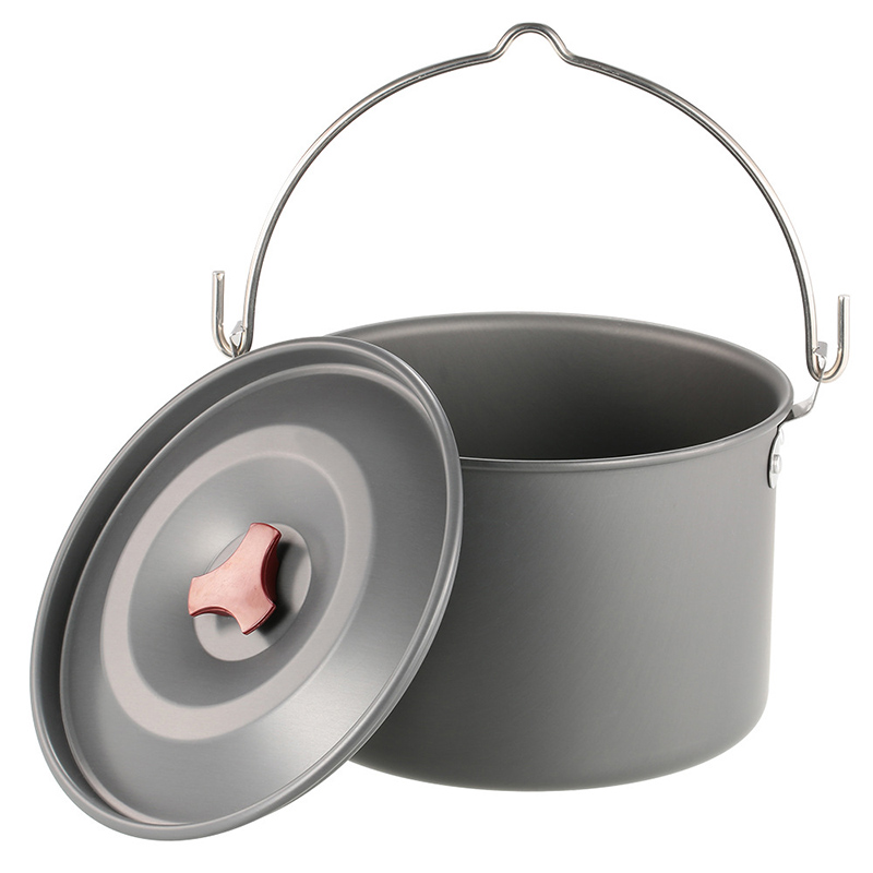 4L Camping Hanging Pots Campin - Camping Hanging Cooking Pot ulasan dan harga