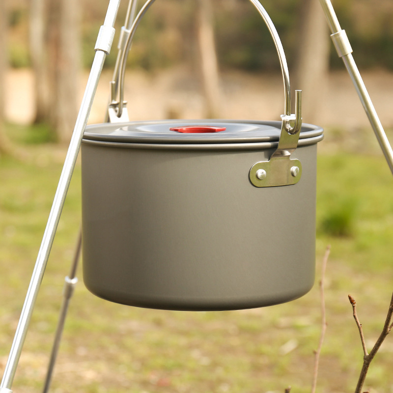 4L Camping Hanging Pots Campin - Camping Hanging Cooking Pot ulasan dan harga