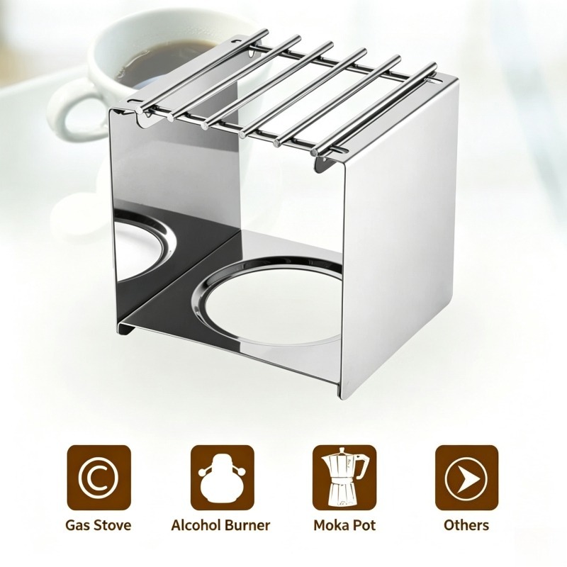 Stainless Steel Square Coffee  - Camping Cooking Set Stainless Steel ulasan dan harga
