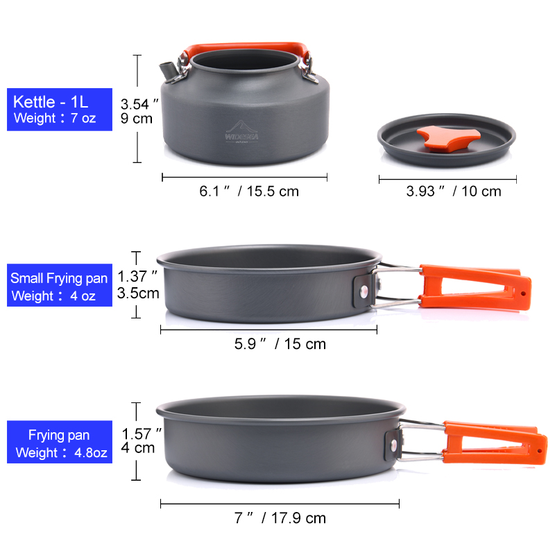 Widesea Camping Outdoor Cookwa - Camping Cooking Cutlery Set ulasan dan harga