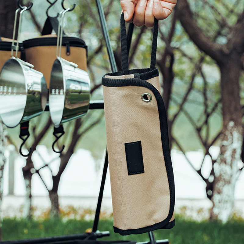 Portable outdoor cutlery stora - Camping Cooking Equipment Bag ulasan dan harga