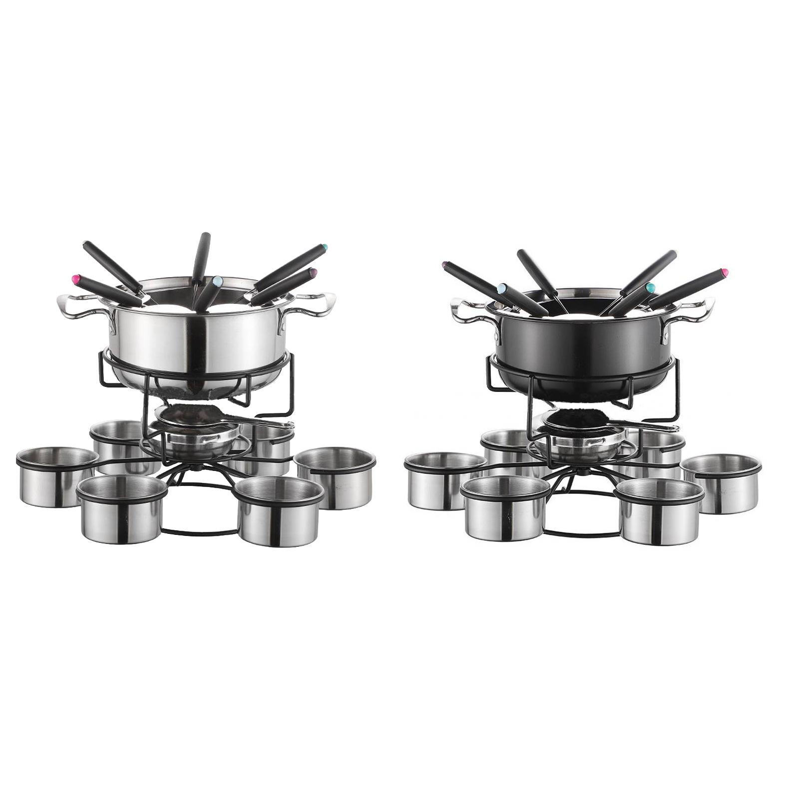 Fondue Pot Set Cooking Stove T - Camping Cooking Set Stainless Steel ulasan dan harga