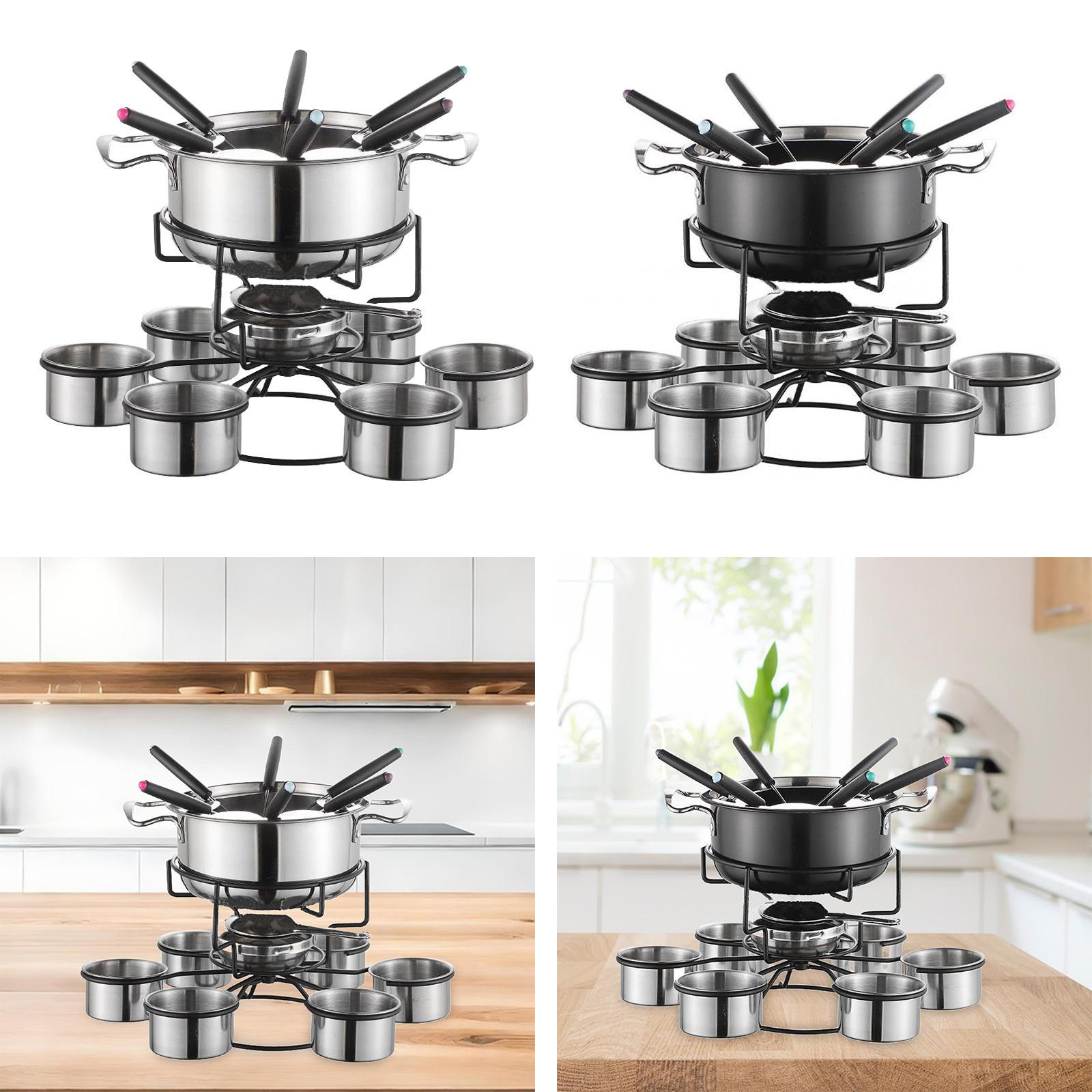 Fondue Pot Set Cooking Stove T - Camping Cooking Set Stainless Steel ulasan dan harga