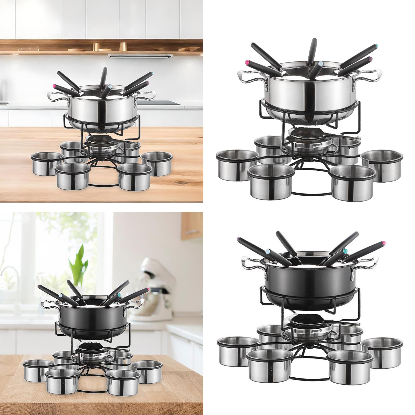 Fondue Pot Set Cooking Stove T - Camping Cooking Set Stainless Steel ulasan dan harga