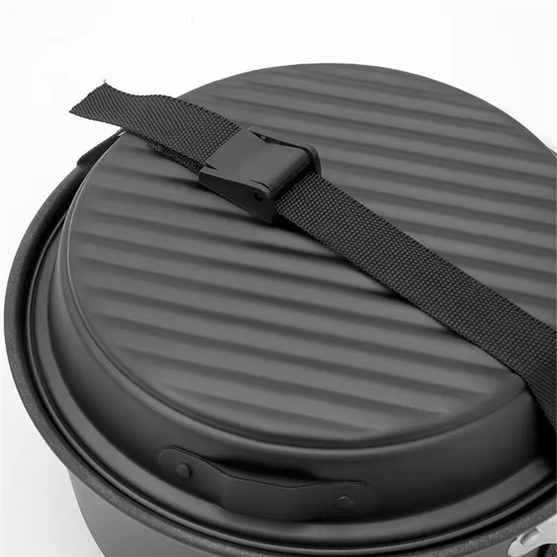 ABJO-5-Piece Non-Stick Camping - Camping Cooking Set With Kettle ulasan dan harga