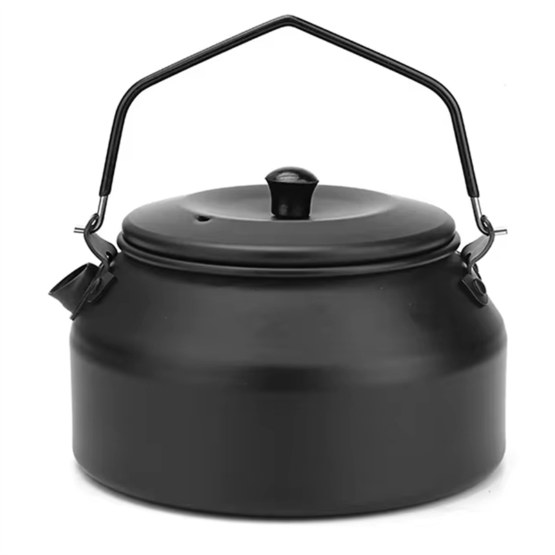 ABJO-5-Piece Non-Stick Camping - Camping Cooking Set With Kettle ulasan dan harga