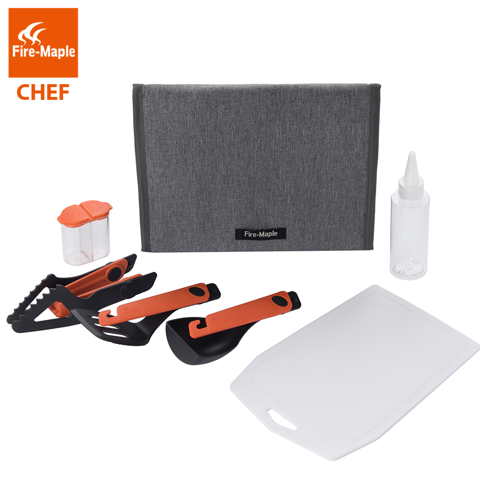 Fire Maple Chef Cooking Utensi - Camping Cooking Essentials Kit ulasan dan harga