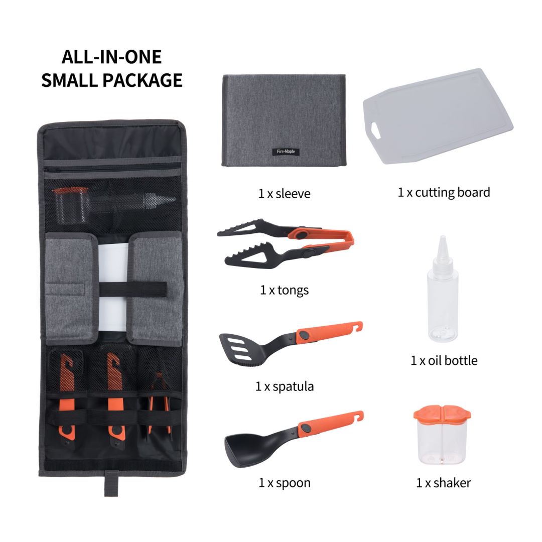 Fire Maple Chef Cooking Utensi - Camping Cooking Essentials Kit ulasan dan harga