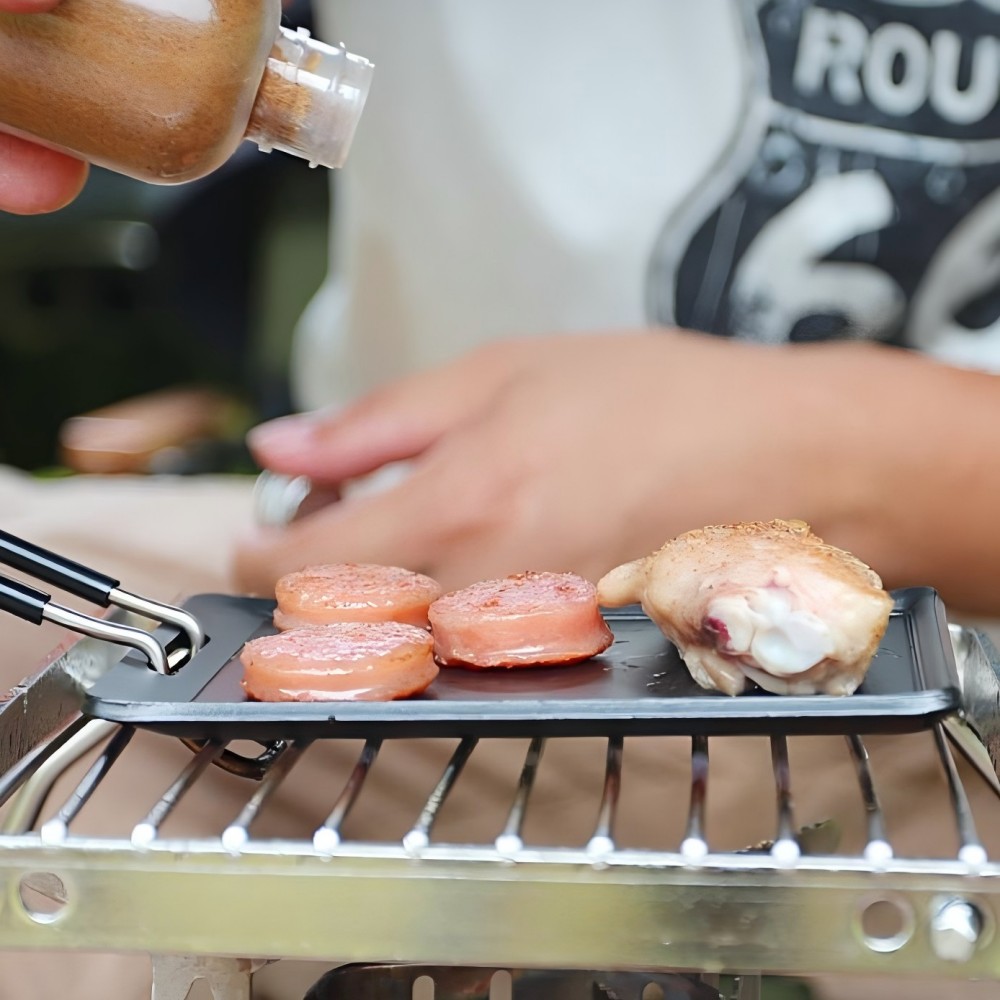 Camping Frying Pan Outdoor Por - Camping Cooking Tray ulasan dan harga