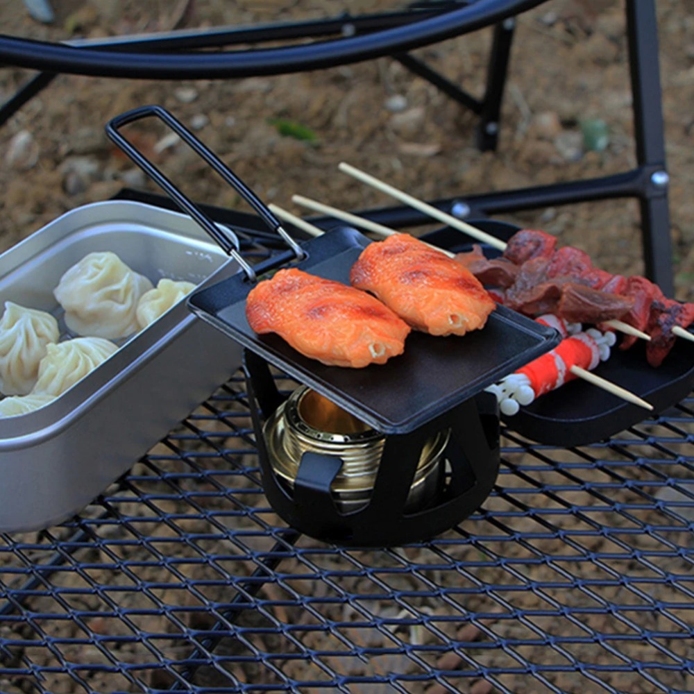 Camping Frying Pan Outdoor Por - Camping Cooking Tray ulasan dan harga