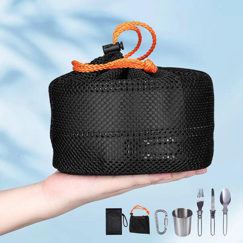 Camping Cookware Kit Kettle Po - Camping Cooking Set Stainless Steel ulasan dan harga