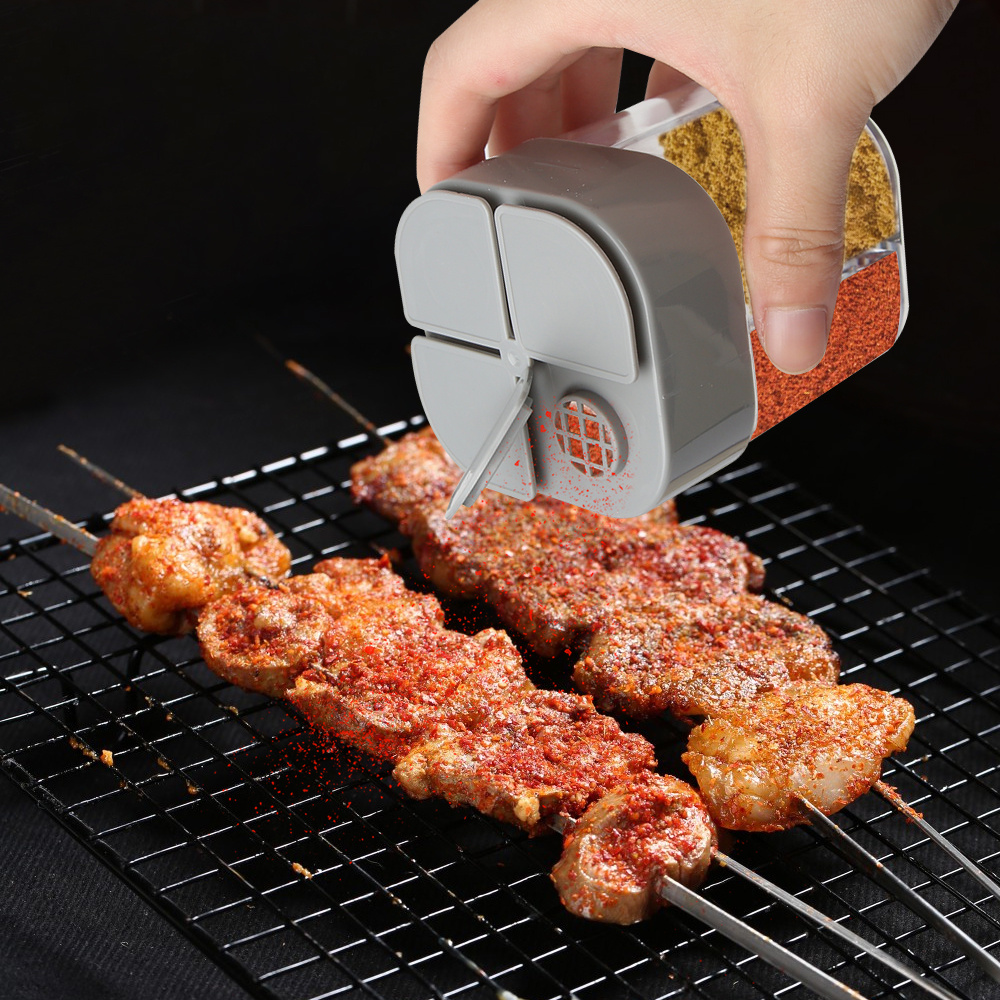 4in1 Camping Seasoning Shaker  - Camping Cooking Set Stainless Steel ulasan dan harga