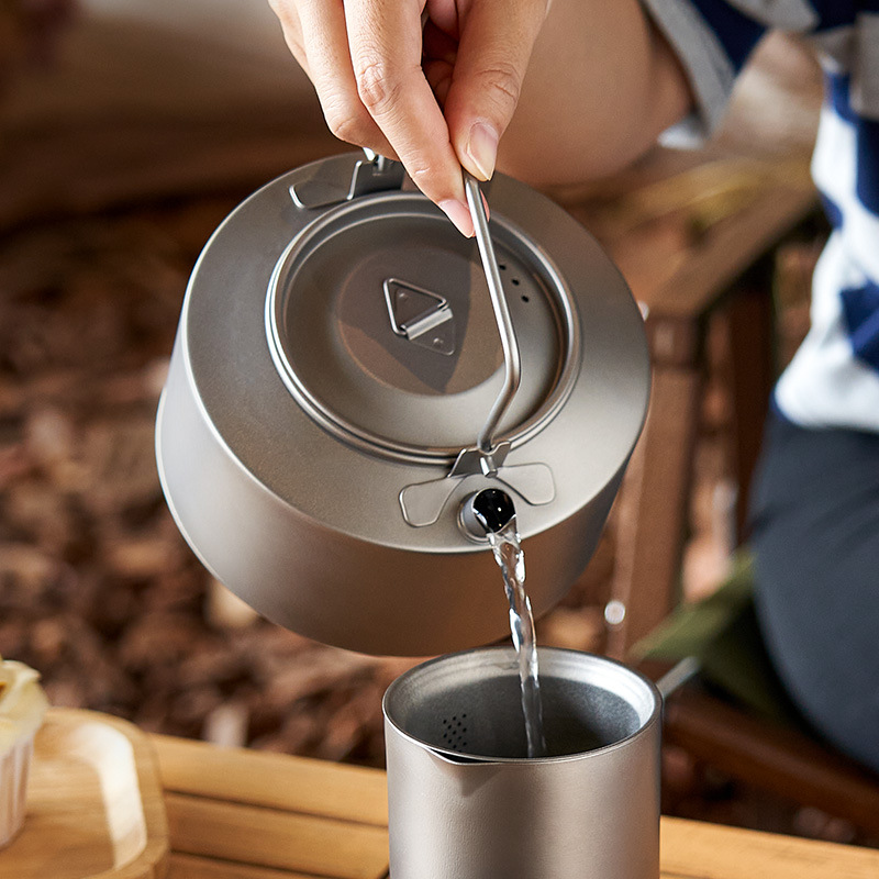 Camping Water Cooking Kettle T - Camping Cooking Set Stainless Steel ulasan dan harga
