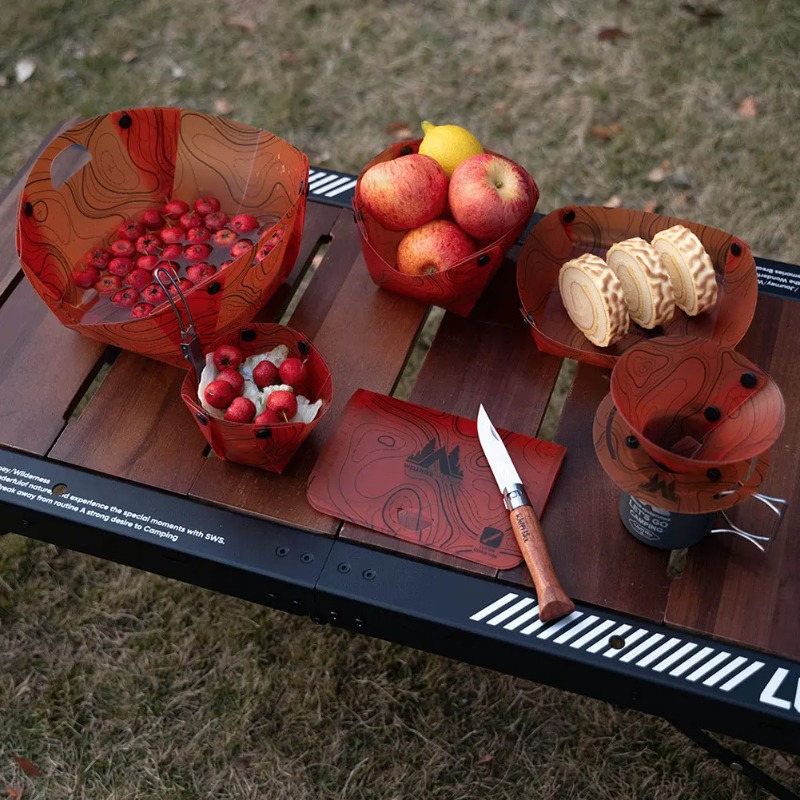 Foldable Camping Tableware Por - Camping Cooking Tray ulasan dan harga