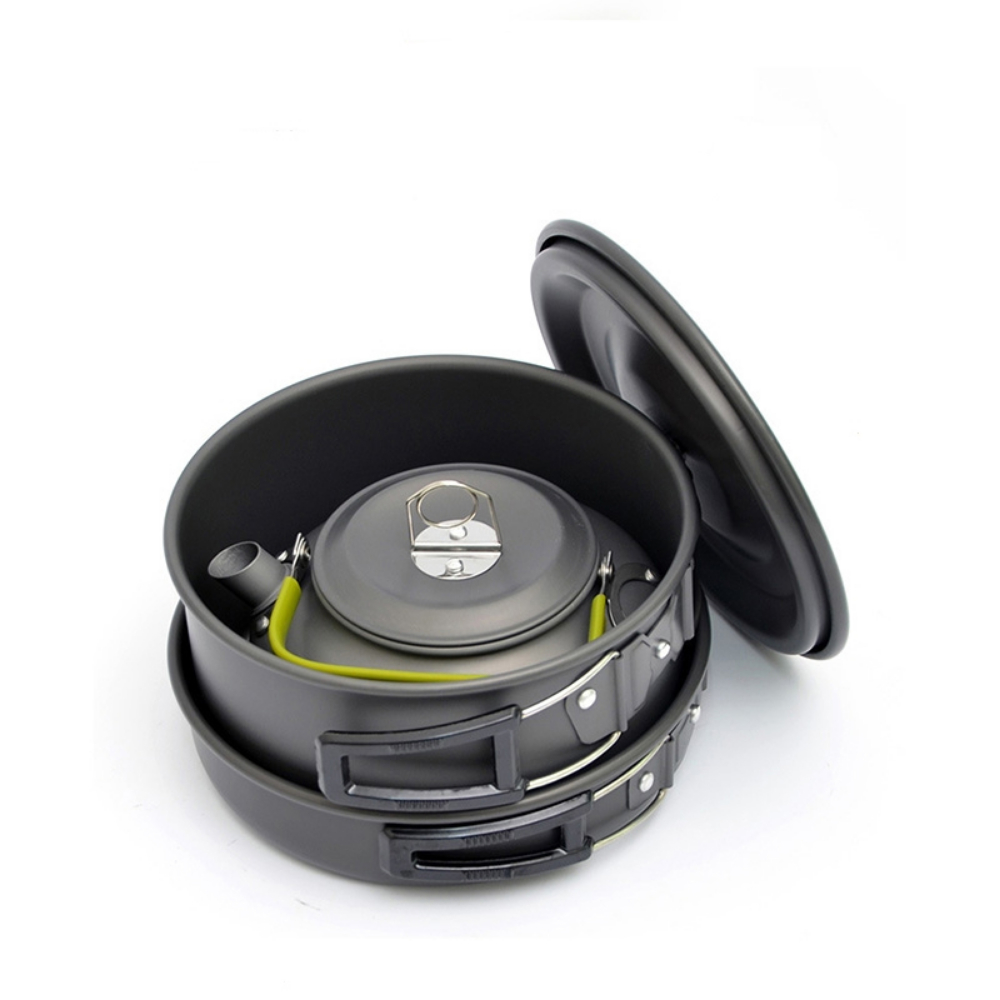 Outdoor Aluminum Nestable Cook - Camping Cooking Equipment Bag ulasan dan harga